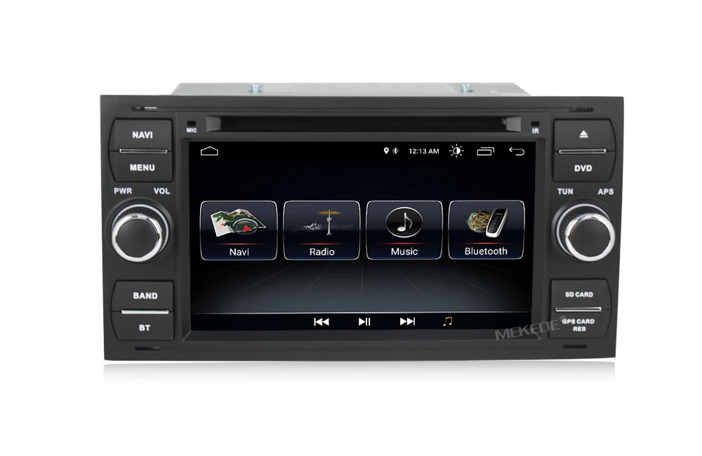 Cheap MEKEDE Pure Android 8.1 Car DVD GPS Navi Player Stereo Radio Audio For Ford Focus 2 Mondeo S C Max Fiesta Galaxy Connect With 8
