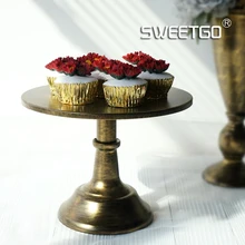 Новое поступление Vintnage Золотая подставка для торта 10 дюймов/12 дюймов Свадебная вечеринка украшение стола поставщик аксессуары для торта инструменты