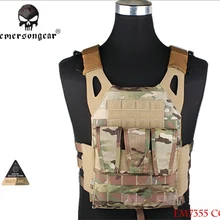EMERSONN Перемычка пластина Перевозчик NJPC жилет камуфляж Molle Жилет Пейнтбол военная техника боевое снаряжение натуральная Мультикам