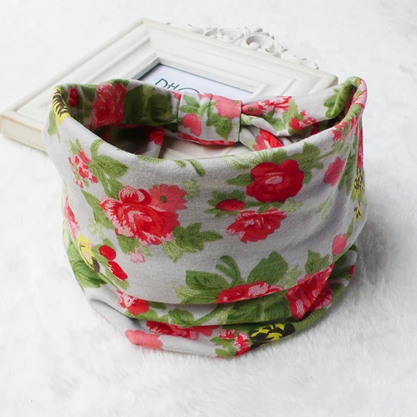 Bohemia BOHO Wide Cotton Stretch Women Headbands Headpiece Headwrap Turban Headwear Bandage Hair Bands Bandana Fascinator crocodile hair clips