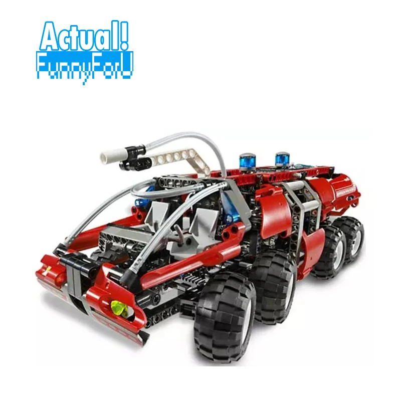 

LEPIN 20042 Rescue Truck Technic Model Building Blocks Bricks Toys Enlighten For Boys oyuncak 0 Compatible with legoINGly 8454
