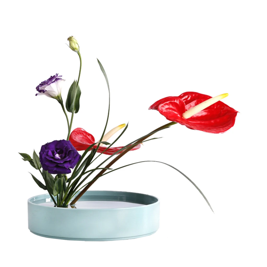 Japanese Ikebana Vase for Every Season : Flower Arrangements Suiban Pot Tray