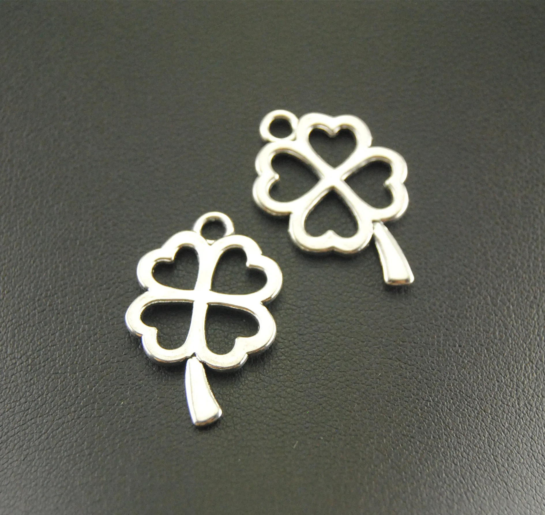 10 шт. подвески в виде листика клевера из сплава|pendant jewelry findings|charm pendanthandmade charm |