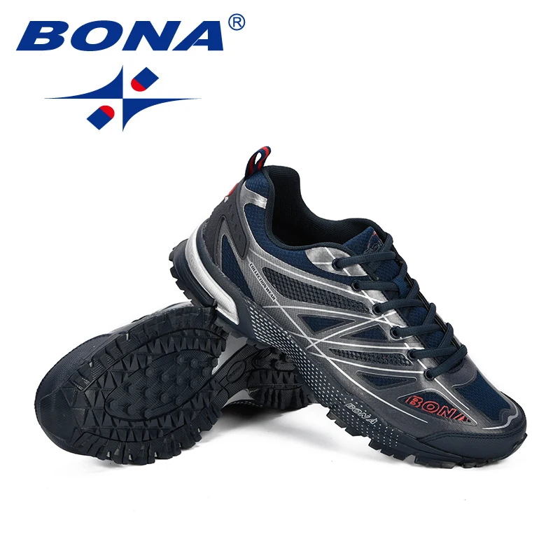 BONA New Fashion Outdoor Men Casual Shoes Trendy Comfortable Mens Sneakers Breathable Lightweight Man Walking Trainers