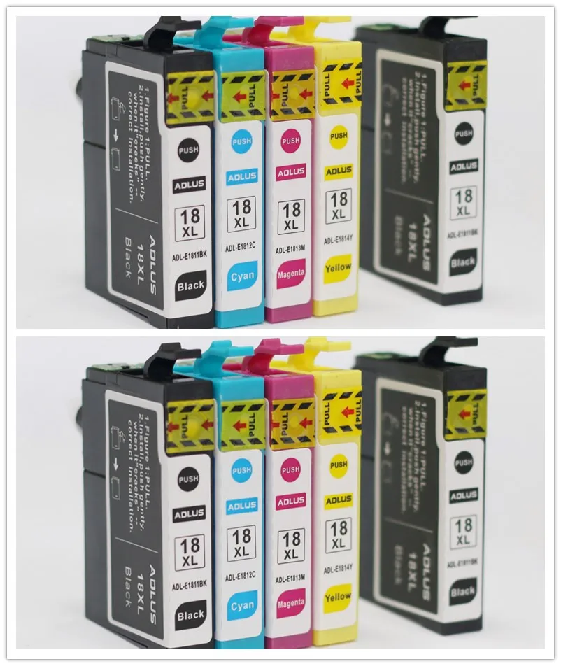 10pcs T18XL 1811 1812 1813 1814 Ink Cartridges Compatible for Epson XP
