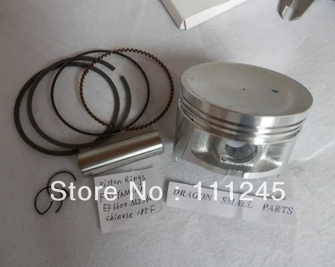 

MZ360 PISTON KIT 85MM FOR YAMAHA EF6600 185F 4 STROKE MOTOR 5KW GENERATOR CYLINDER ASSEMBLY W/ KOLBEN RING SET PIN CLIPS