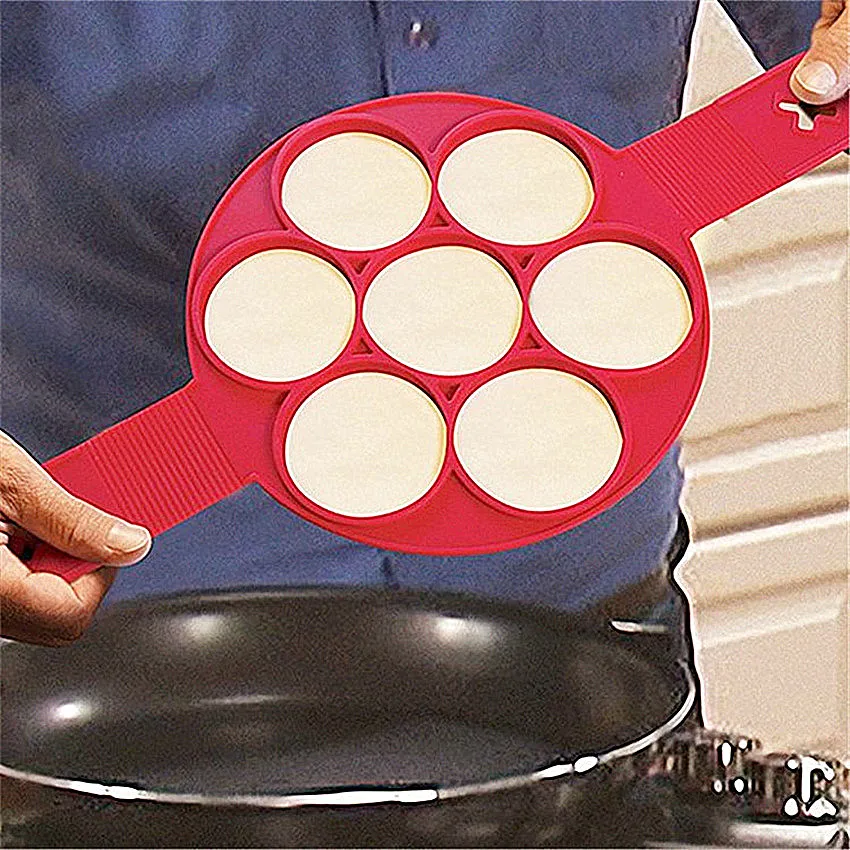 

1Pcs Pancake Maker Nonstick Cooking Tools Cake Cheese Egg Cooker Pan Flip Egg Ring Maker Mold Kitchen Baking Accessories