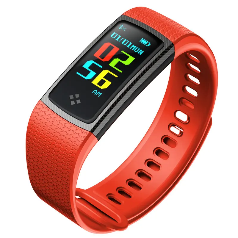 S9 цветной экран умный Браслет фитнес-Браслет Водонепроницаемый спортивный трекер Шагомер кровяное давление монитор сердечного ритма часы - Цвет: Orange