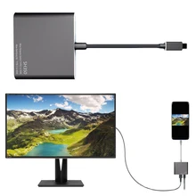 Портативный HDMI Тип-C ТВ Адаптер Основание конвертера Для nintendo SH350 переключатель CH Тип C на HDMI/Тип C/USB 3,0