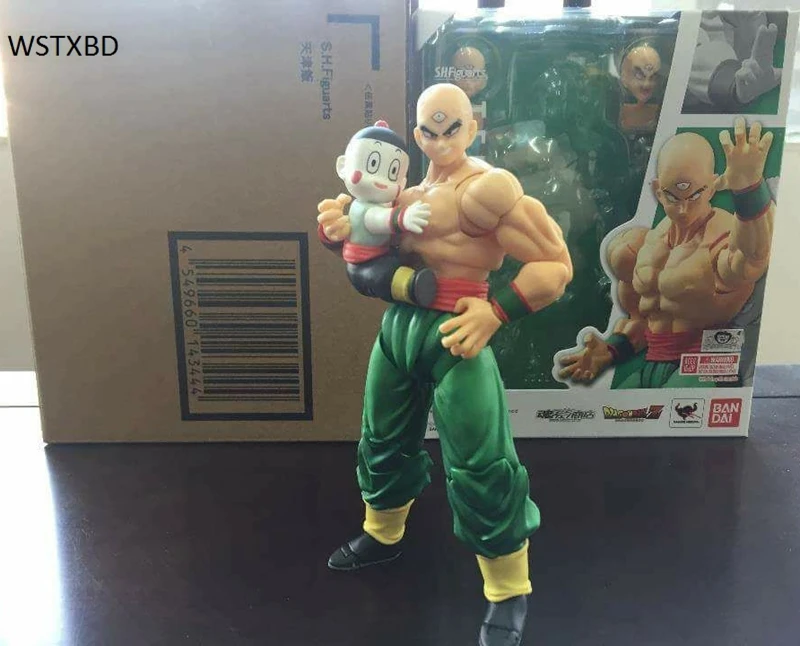 WSTXBD Оригинальный BANDAI Dragon Ball Z S.H. Figuarts SHF tenshihan фигурка Brinquedos куклы игрушки