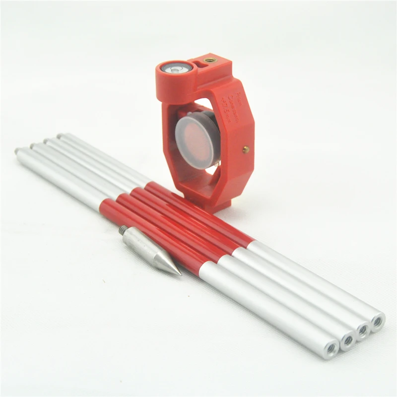 

NEW SALE MINI PRISM W/4 POLES +17.5mm FOR LEICA TOTAL STATIONS Free shipping