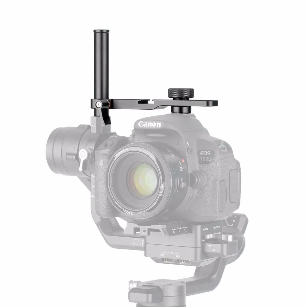 

Ronin S Accessories DH-06 DSLR Top Mounting Fixed Bracket Stand w Microphone Cold Shoe Mount for DJI Ronin-S Stabilizer