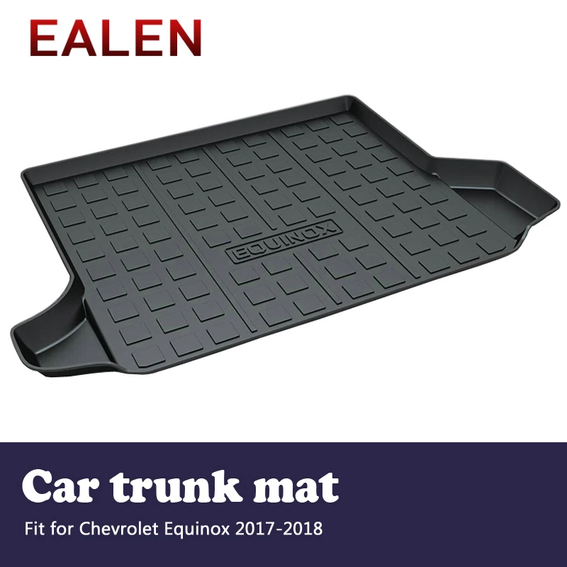 

EALEN For Chevrolet Equinox 2017 2018 Styling Boot Liner Tray Waterproof Anti-slip mat Accessories 1Set Car Cargo rear trunk mat