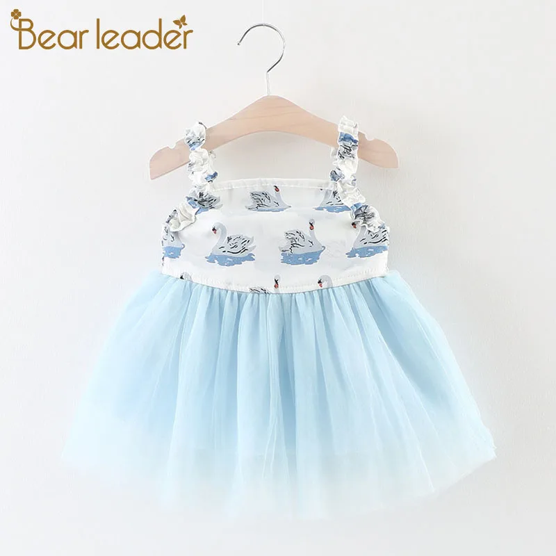 Bear Leader/платья для малышей от 0 до 2 лет новинка 2021 года летняя модная детская