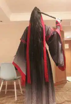 Yiling патриарх Вэй Wuxian Косплей гроссмейстер демонического культивирования костюм Mo Xuanyu Mo Dao Zu Shi костюм