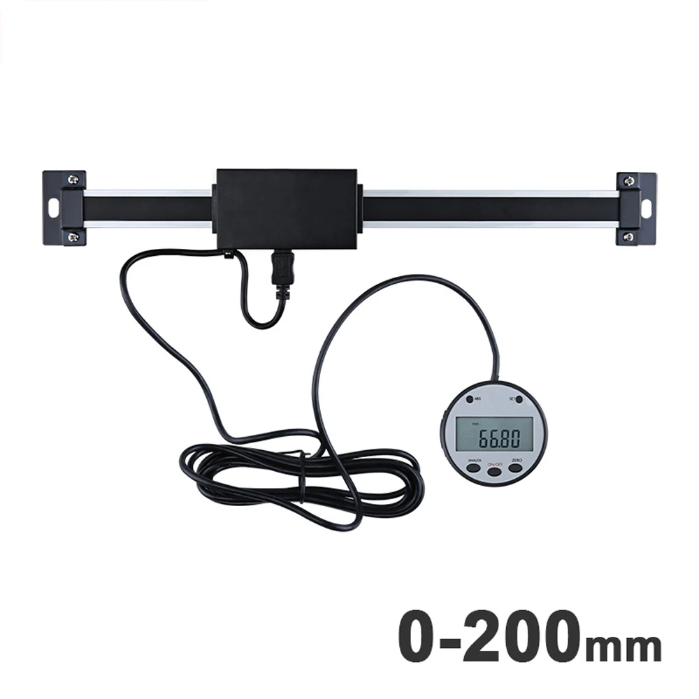 

Digital Linear Readout Scale Ruler Vertical Size Optional 0.01Magnetic Remote External Display Ruler Machine Tool for Mill Lathe