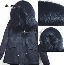 New Fashion Warm Women Slim furs collar Cotton Jacket Fur Collar Parka Winter Coat Factory Price