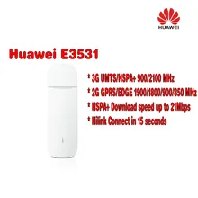 UNLOCKED HUAWEI E3531 USB DONGLE HSPA+ 3G / 4G / 21mbps H-link