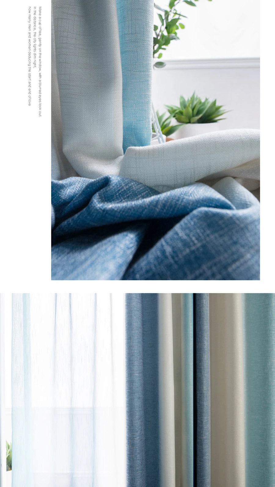 Затемненные шторы в синюю полоску для гостиной, современные оконные жалюзи для замужней комнаты, для кабинета, для детей, Cortinas WP109* 30