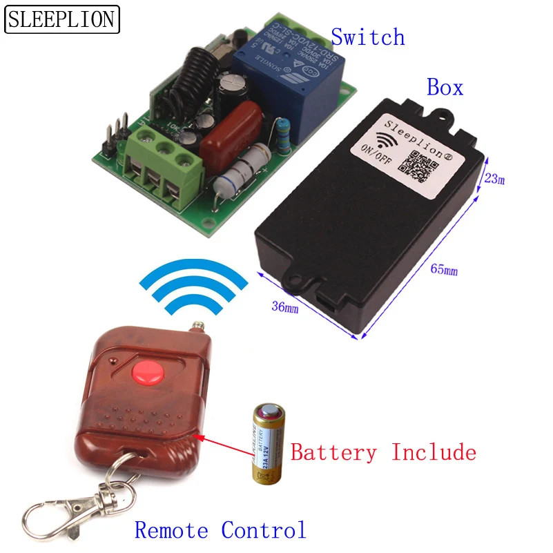 Universal 220V 433MHz Remote Control Light Switch Wireless Indoor Outdoor Remote Control Switch 110V 220V 315MHz-3