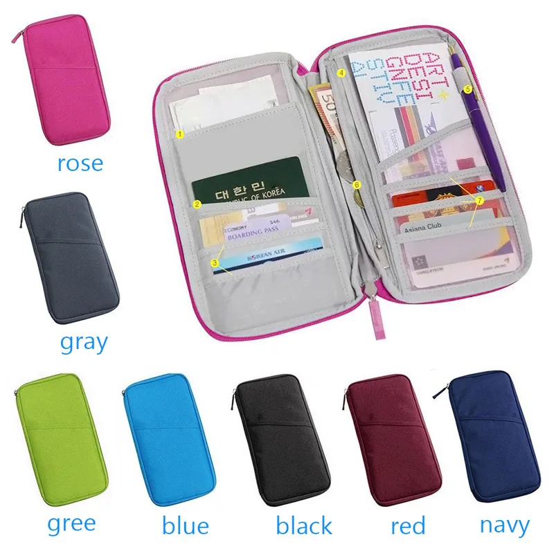 Wan Women Travel Passport Bag Credit ID Card Holders Cash Wallet Purse Documents Case Zipper Organizer Belt Unisex LXX9 Wan Women Travel Passport Bag Credit ID Card Holders Cash Wallet Purse Documents Case Zipper Organizer Belt Unisex LXX9