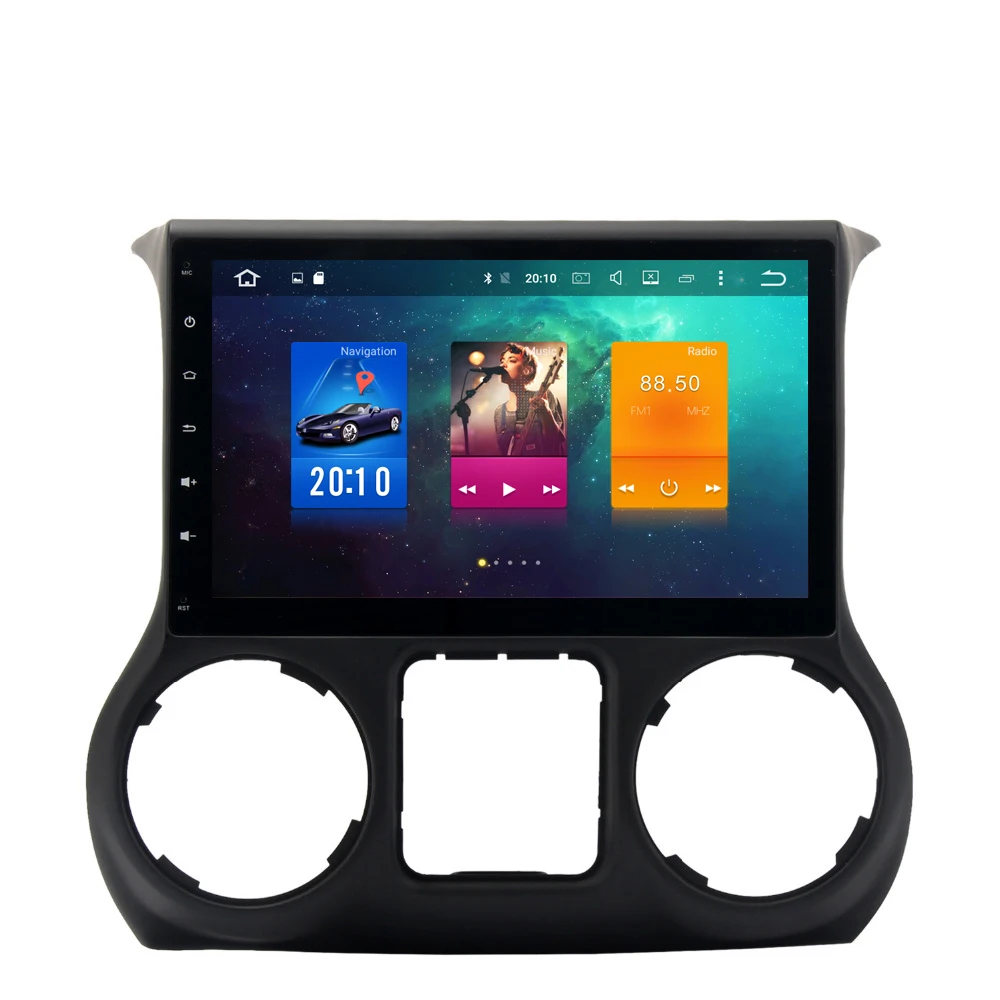 8 0 &quotAndroid 10 2 Автомобильный gps Радио медиа-плеер для Jeep Wrangler 2015-2016 4 Гб ОЗУ Авто