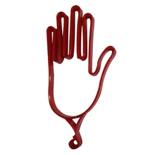 Красный и белый Рама для сушки аксессуары для гольфа подходит для всех размеров прочный гольф перчатки стойки Портативный Пластик приспособление для развешивания вещей на улице носилки