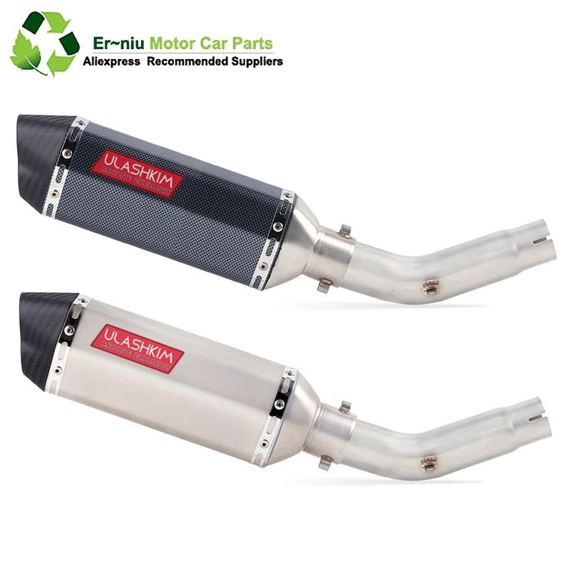 

Full System Slip On For suzuki GSR750 GSR 750 Motorcycle Exhaust Muffler Escape Middle Link Pipe With DB KILLER