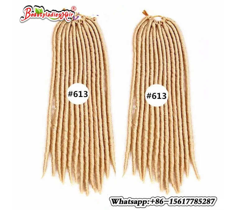 

Crochet Faux locs 18inches 24strands Soft Dread Lock Hair Faux Locs Crochet Ombre Dreadlocks Hair Kanekalon Freetress Hair
