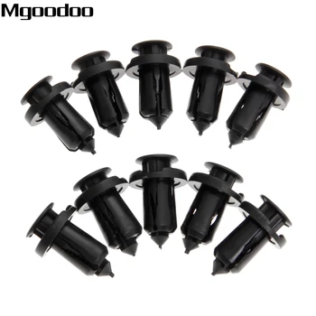 

10pcs 10.5mm Hole Auto Bumper Engine Cover Fastener Fender Panel Push-Type Retainer Plastic Rivet For Subaru Car Door Trim Clips