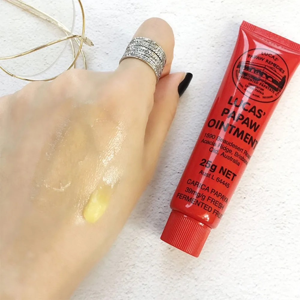 

25g Natural Papaw Ointment Multifunctional Pawpaw Cream Moisturizing Nourishing Lip Balm Skin Care Repairing Cream