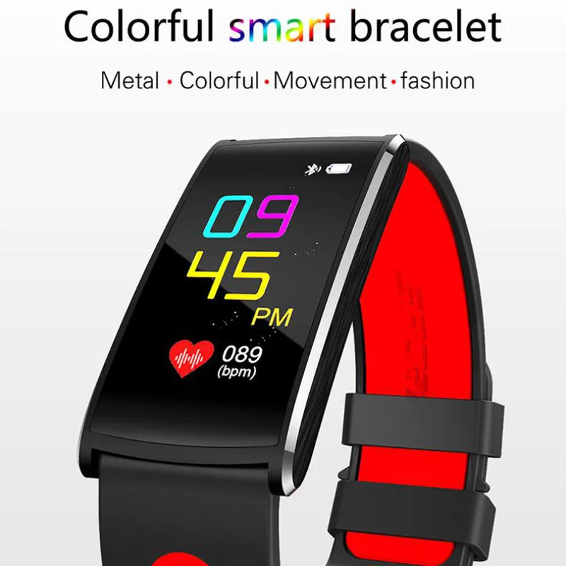 Цвет Экран смарт-браслет Цвет Фул модные Smart Band спортивные шаг Водонепроницаемый Bluetooth браслет здоровья Фитнес браслет