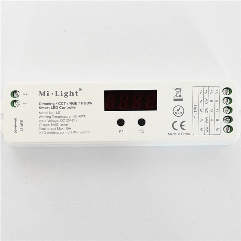 DC12V 24V 2 4G Беспроводное управление WiFi для Dim CCT RGB RGBW Светодиодная лента Mi Light LS1 4 в 1