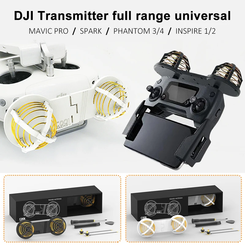 DJI MAVIC 2 SPARK PHANTOM 3/4/4PRO дистанционного Управление изменение 16DBi круговая поляризация