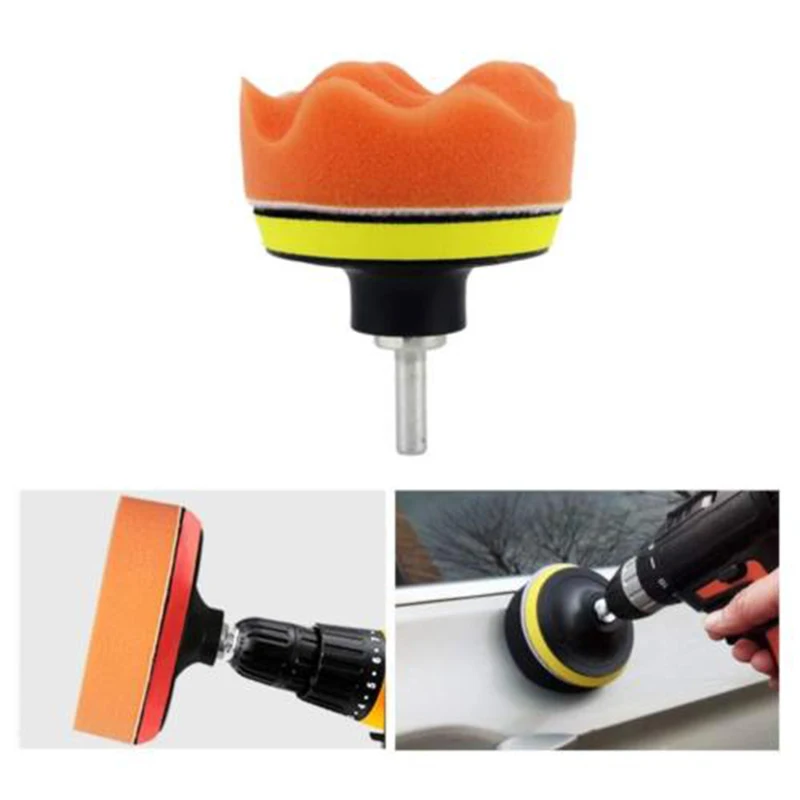 Хвостовик полировальные колодки 26 шт./компл. роторные инструменты оборудование для автомобиля пенопластовая буровая губка для полировки набор восковой замены
