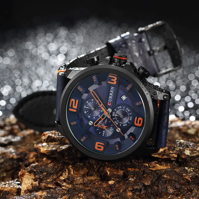 Relogio Masculino Новинка Curren 8288 мужские s часы лучший бренд класса люкс кожаные