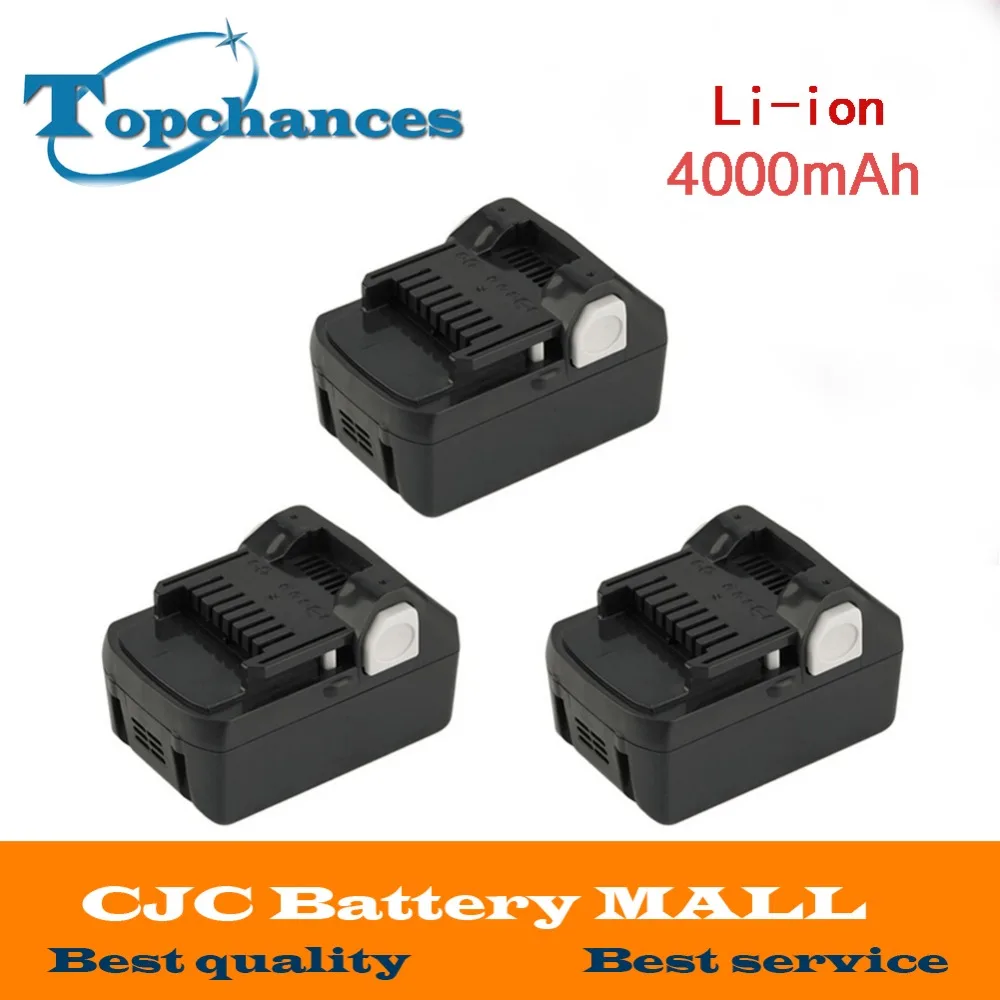 3PCS High Quality New 18V 4000mAh font b Power b font font b Tool b font