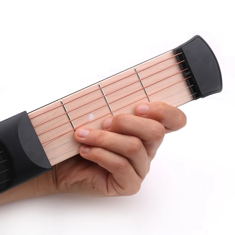 

Portable Pocket Acoustic Guitar Practice Tool Chord Trainer 4/6 Fret Model for Beginner C55K Sale