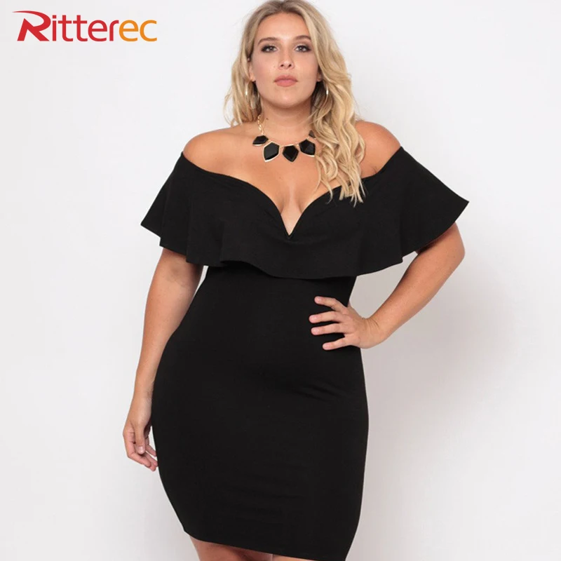 Sexy plus size club dresses retro picture 71