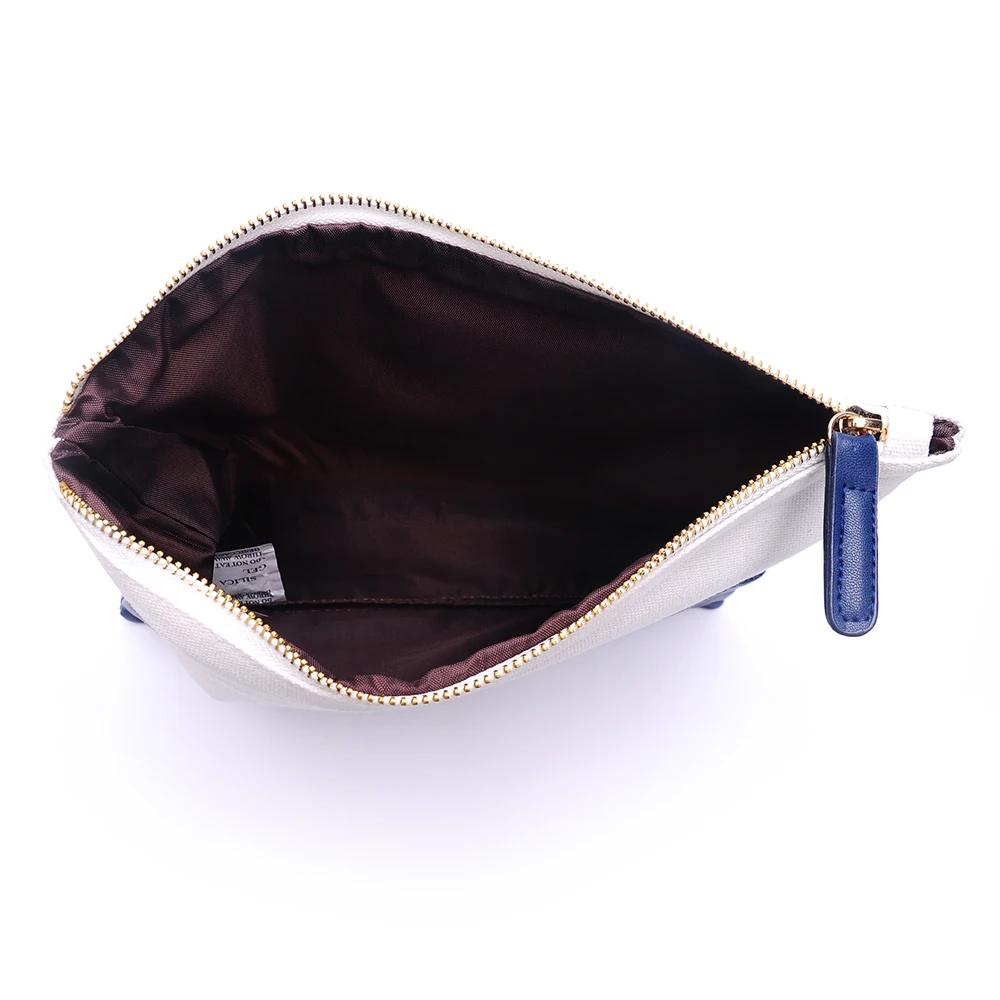 leather bottom cavas clutch (6)