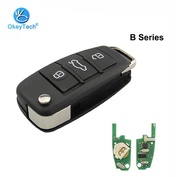 

OkeyTech B02 Remote Control Car Key B-Series 3 Button KD Remote Key for Audi A6L Work With URG200/KD900/KD200 Key Programmer
