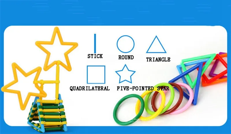 MOTOHOOD 420pcs Plastic Block Magic Building Block Sets Models & Building Toy For Children Enlighten Educational Toys Star Round (3)