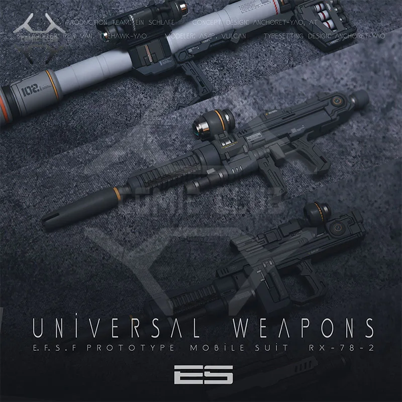 

COMIC CLUB Refitting Suite of GK resin for Gundam MG 1/100 RX-78-2 The Origin Universal Weapons by Infinite Dimension