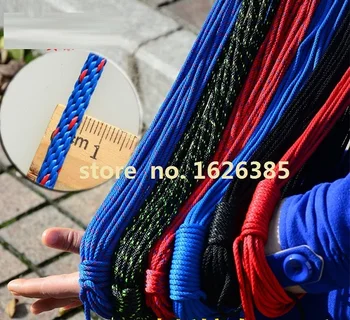 

90M-150M 4MM 250KG nylon parachute cord fast descend rope aerial work safety insurance working sport harness rigging hardware