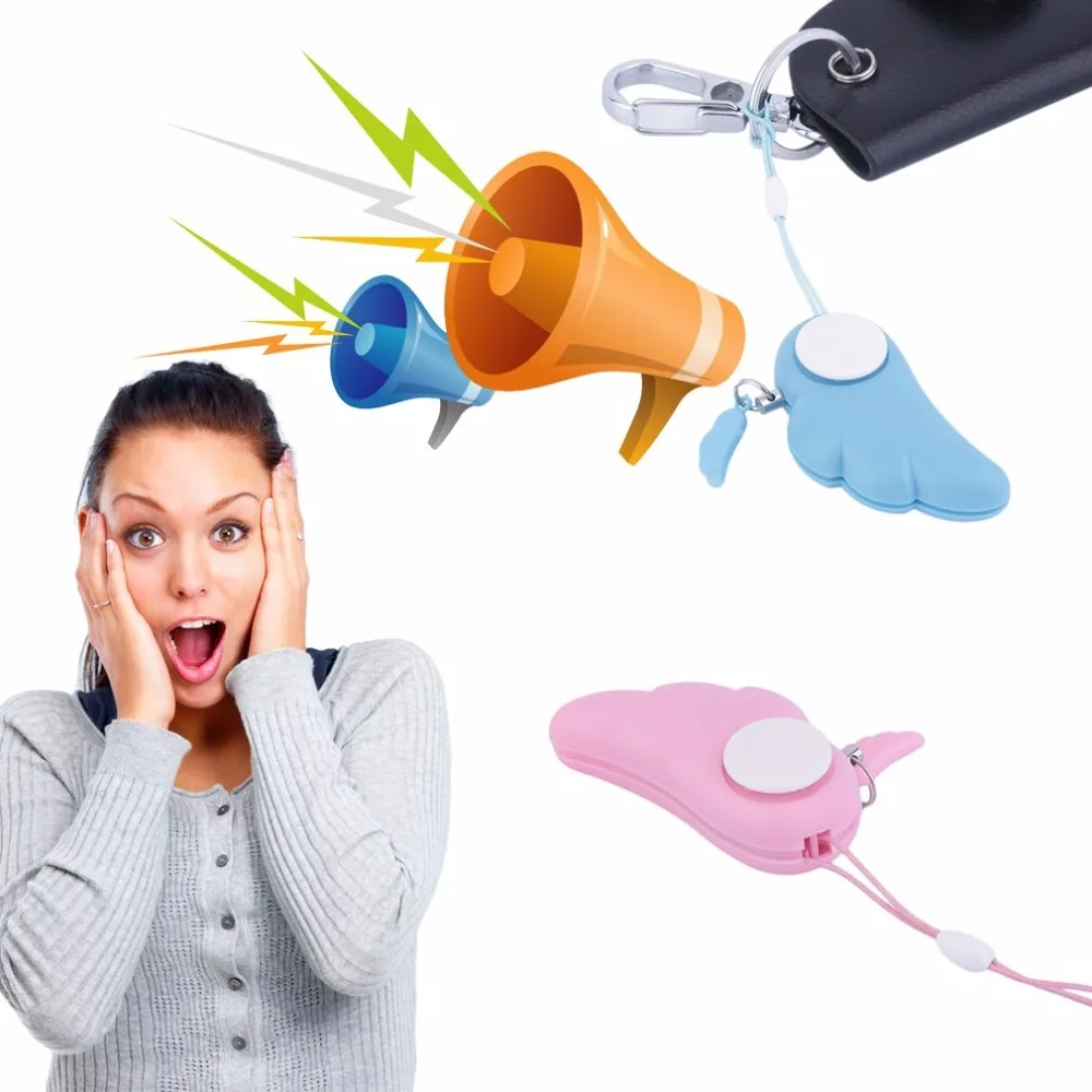 

LESHP Self Defense Supplies Personal Attack/Anti Rape Alarm Safety Personal Security for Girl Kids Children Protection 90DB