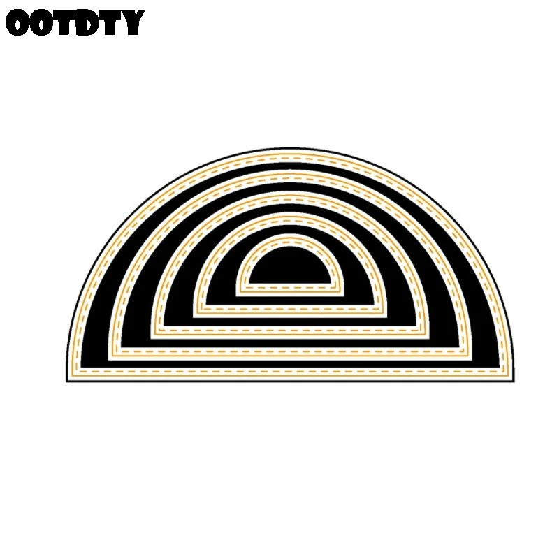 

Semicircular Background Dies Craft Die Metal Cutting Dies Cut For DIY Paper Card Making Scrapbooking Cutting Dies 2019 For Card Making