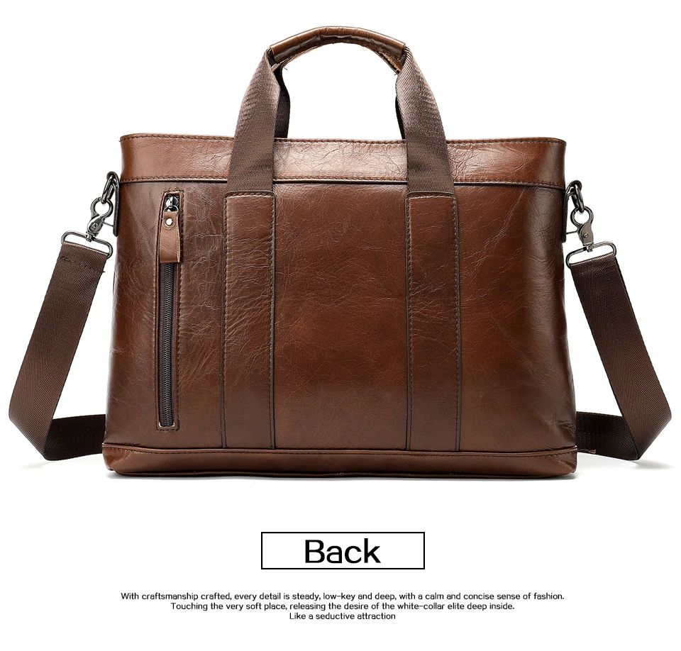 Мужская сумка WESTAL из натуральной кожи, мужской портфель, Офисная сумка для мужчин, кожаная сумка для ноутбука, мужская повседневная сумка 305
