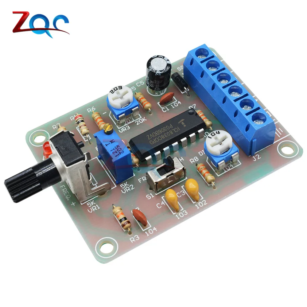 ICL8038 Monolithic Function Signal Generator Module DIY Kit Sine Square