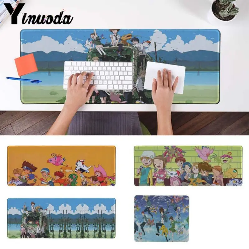 

Yinuoda Beautiful Anime Digimon Adventure Tri Japan Anime Large Mouse pad PC Computer mat Size for 250*290 300*900 400*900cm