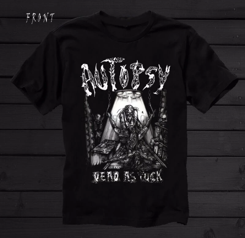 

AUTOPSY- Dead as Fck-Death metal-Death-Obituary T-shirt-SIZES S to 7XL